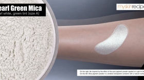 Pearl Green Mica ขาวมุก เหลือบเขียว (ขนาด A)