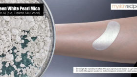 Green White Pearl Mica (Size A) (e.q. Timiron Silk Green)