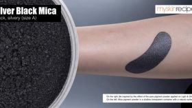 Silver Black Mica ดำ อมเงิน (ขนาด A)