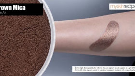 Brown Mica น้ำตาล (ขนาด A)