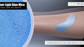Silver Light Blue Mica ฟ้าอ่อน เหลือบเงิน (ขนาด A)