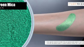 Green Mica เขียว (ขนาด A)