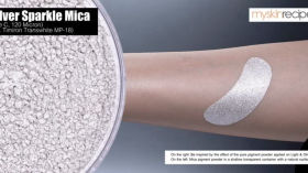 Silver Sparkle Mica (Size C, 120 Micron) (e.q. Timiron Transwhite MP-18)