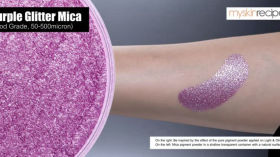 Purple Glitter Mica (Food Grade, 50-500micron)