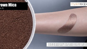 Brown Mica น้ำตาล (ขนาด A)