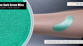 Blue Dark Green Mica เขียวเข้ม อมฟ้า (ขนาด A)