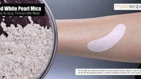 Red White Pearl Mica (Size A) (e.q. Timiron Silk Red)