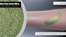 Golden Dark Green Mica เขียวเข้ม อมทอง (ขนาด A)