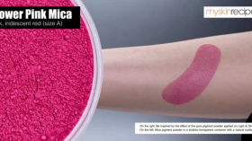 Flower Pink Mica ชมพู เหลือบแดง (ขนาด A)