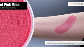 Red Pink Mica ชมพู อมแดงเข้ม (ขนาด A)