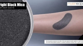 Bright Black Mica ดำ สว่าง (ขนาด A)