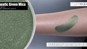 Aquatic Green Mica เขียวเข้ม เหลือบทอง (ขนาด A)