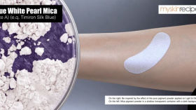 Blue White Pearl Mica (Size A) (e.q. Timiron Silk Blue)