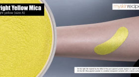 Bright Yellow Mica เหลือง สว่าง (ขนาด A)
