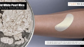 Gold White Pearl Mica (Size A) (e.q. Timiron Silk Gold)