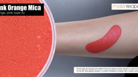 Pink Orange Mica ส้ม อม ชมพู (ขนาด A)