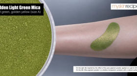 Golden Light Green Mica เขียวอ่อน อมเหลืองทอง (ขนาด A)